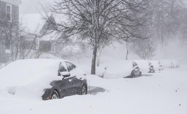 Winter Storm in Buffalo, New York