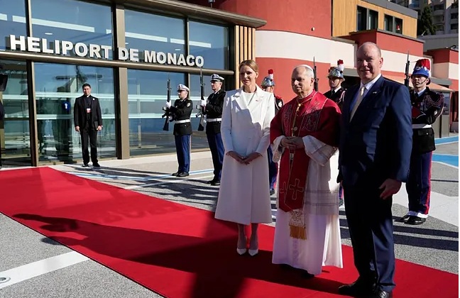 el-papa-leon-xiv-llego-este-sabado-al-principado-de-monaco