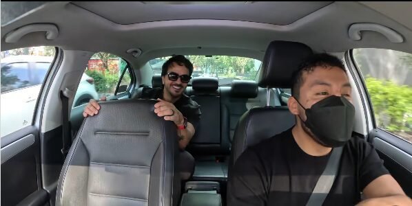 Chofer de Didi se emociona al descubrir que transportaba a Luis Fonsi en México