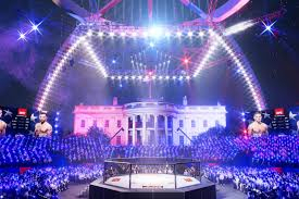 Comienzan a preparar el escenario para la cartelera de UFC que se presentará en l Casa Blanca el 14 de junio