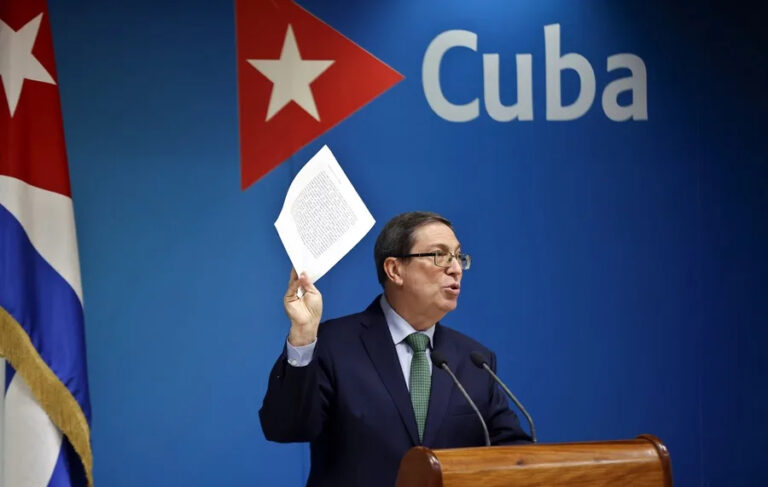 Cuba tacha de «fábula» el «ofrecimiento de EEUU» de 100 millones en ayuda