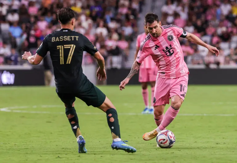 Lionel Messi anoto un gol en la victoria del Inter de Miami ante Portland Timber en su nuevo estadio
