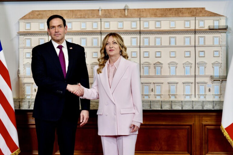 Meloni y Rubio liman asperezas y destacan colaboración trasatlántica
