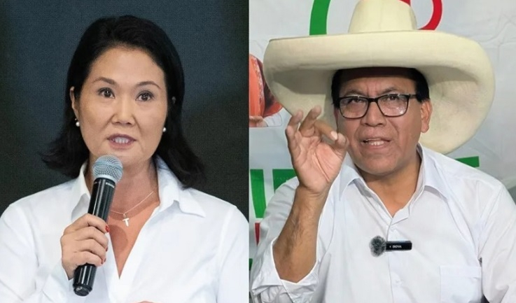 Perú confirma segunda vuelta entre Keiko Fujimori y Sánchez