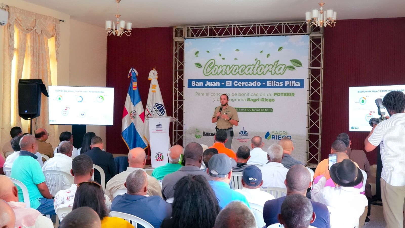 Productores de San Juan y Elías Piña recibirán más de RD$12 millones en bonos para tecnificar predios