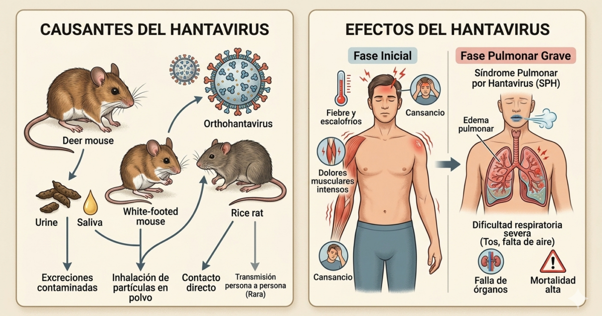 Salud Pública descarta presencia de hantavirus en RD