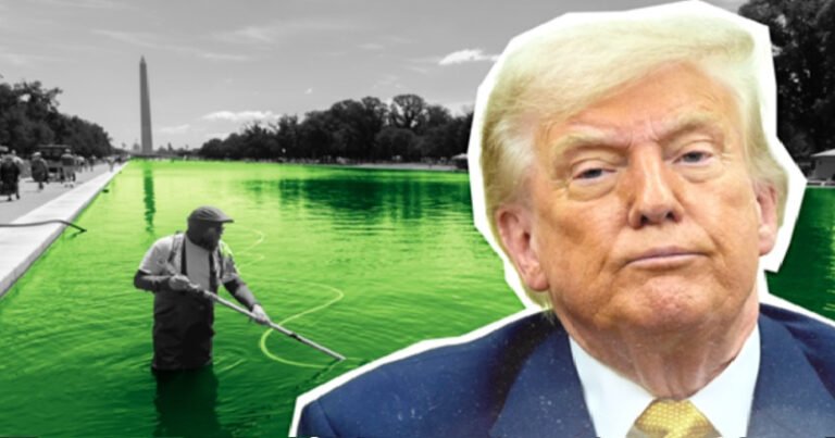 ¿Cómo se empantanó Donald Trump en el estanque reflectante de Washington?