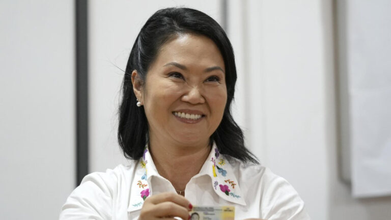 Keiko Fujimori afianza su ventaja sobre Roberto Sánchez en el conteo oficial de la ONPE