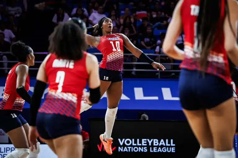 La Selección Nacional de Voleibol Femenino de la República Dominicana consiguió su primer triunfo en la Liga de Naciones tras derrotar a Japón