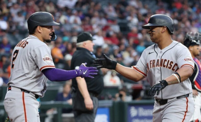 Los dominicanos Rafael Devers y Willy Adames conectaron de jonron en la victoria de los Gigantes de San Francisco ante los Bravos de Atlanta