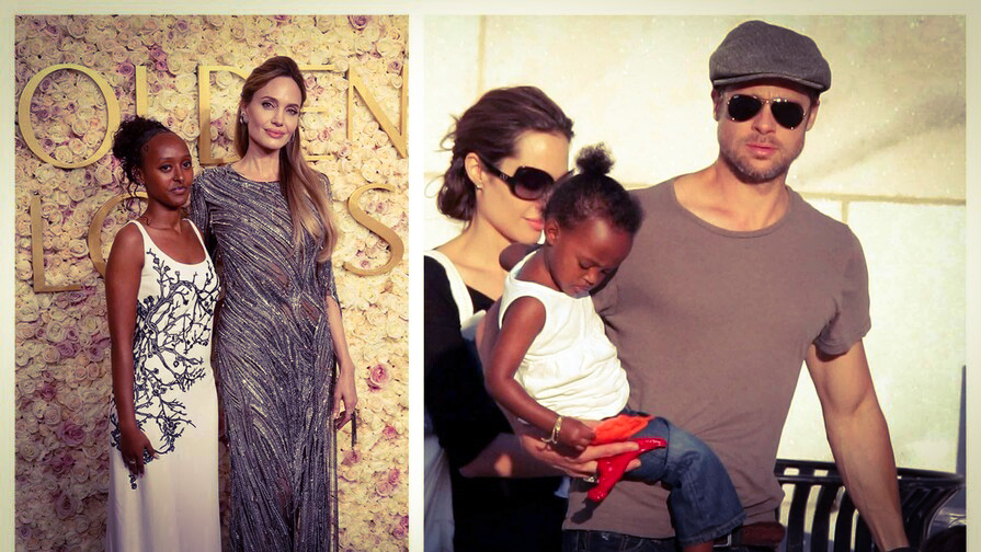 Otra hija de Angelina Jolie rechaza apellido de Brad Pitt