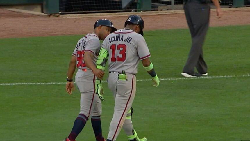 Ronald Acuña Jr. enciende alarmas en Atlanta tras salir lesionado ante Chicago