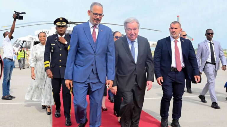 Secretario general de la ONU visita Haití en plena crisis de seguridad y hambre