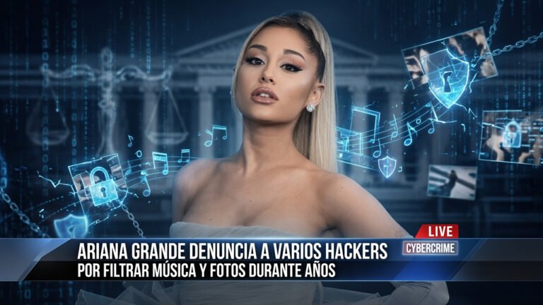 Ariana Grande toma acciones legales contra hackers por filtraciones