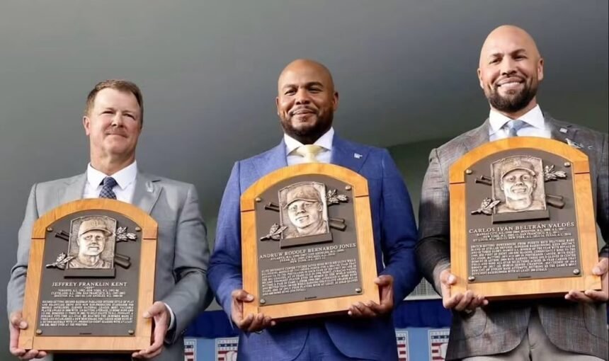 Carlos Beltrán, Andruw Jones y Jeff Kent son inmortalizados en el Salón de la Fama de Cooperstown