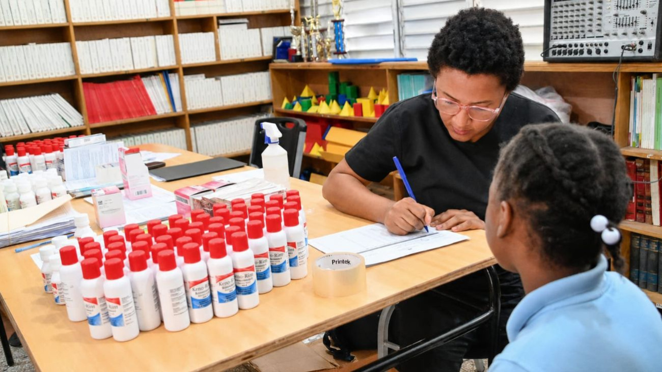 INABIE benefició 14449 estudiantes con atenciones de salud preventiva en año escolar 2025-2026