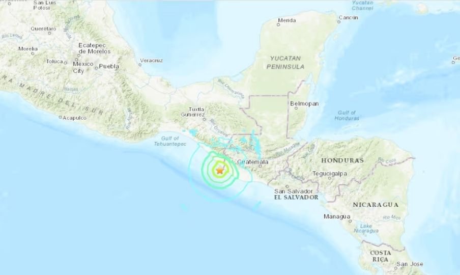 Terremoto México Guatemala Magnitud Sacude Frontera De 7,4 El Sur