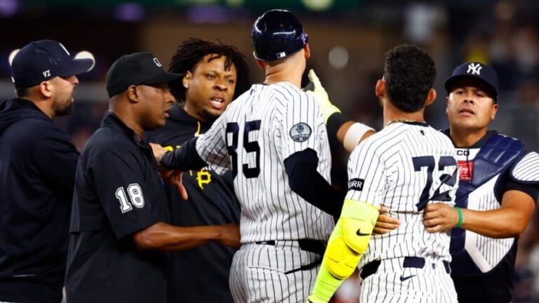 Yankees y Piratas protagonizan conato de bronca por disputa sobre el reloj de pitcheo